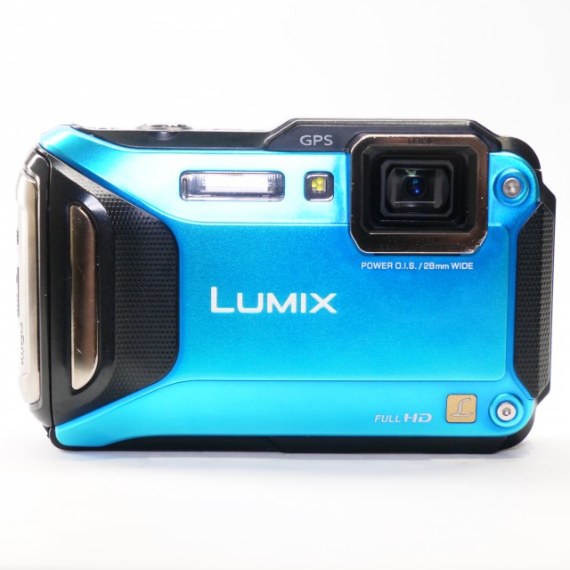 Lumix Used Panasonic Lumix DMC-FT5 waterproof digital compact camera, Blue