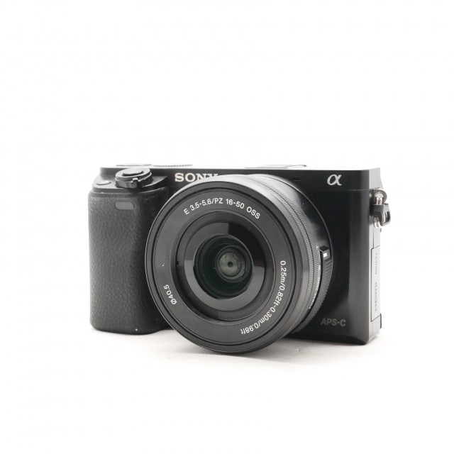 Sony Used Sony Alpha A6000 Mirrorless camera, Black with 16-50mm Lens