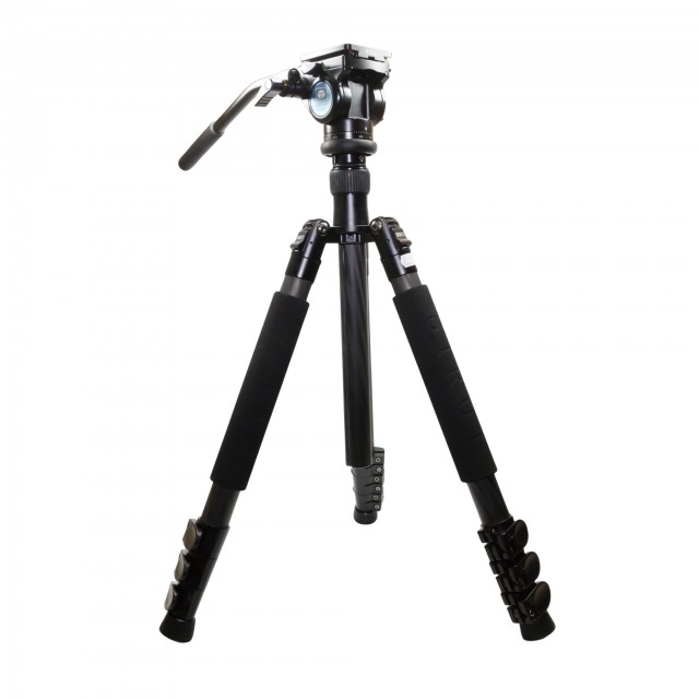 Sirui Used Sirui ET-2204 Carbon Fibre Tripod with Video head VA-5