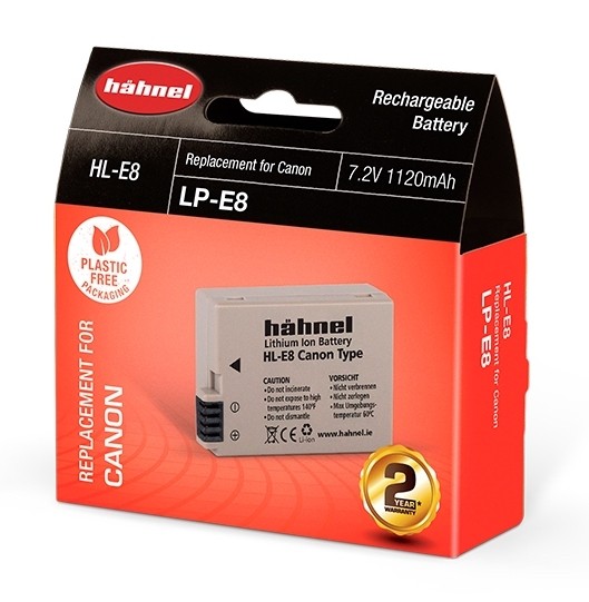 Hahnel HL-E8, 7.2v 1120 mAh battery