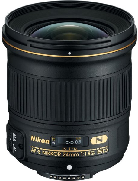 Nikon AF-S 24mm f1.8G ED lens