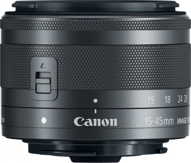 Canon EF-M 15-45mm f3.5-6.3 IS STM Graphite lens