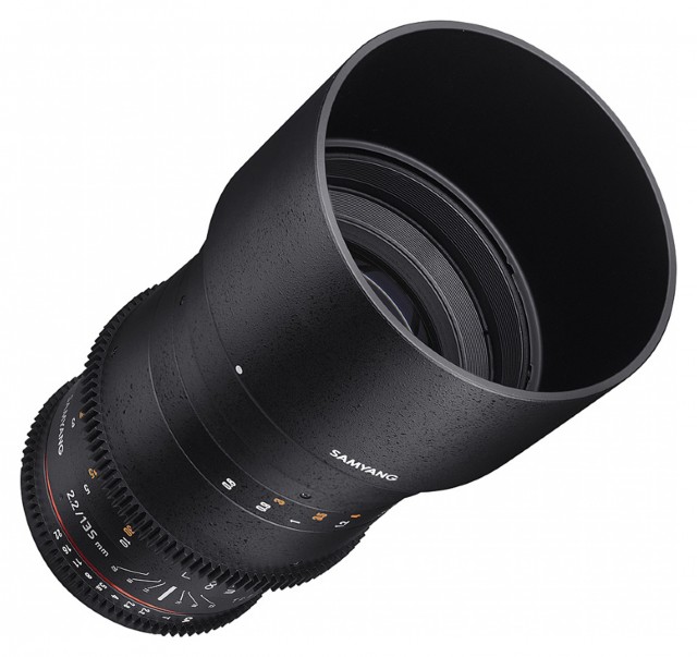 Samyang 135mm T2.2 VDSLR lens for Micro Four Thirds