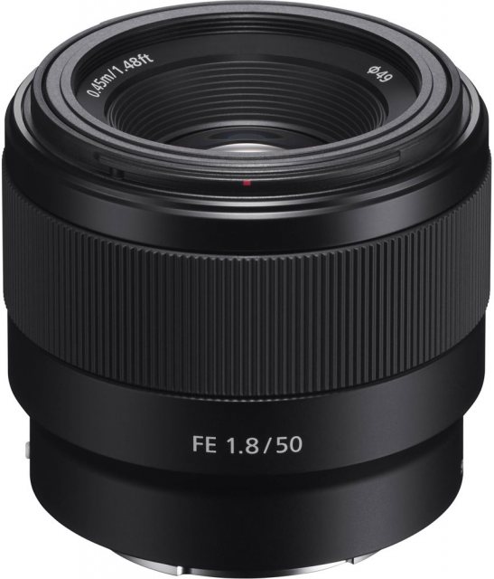 Sony FE 50mm f1.8 lens
