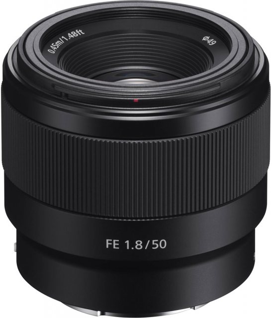 Sony FE 50mm f1.8 lens