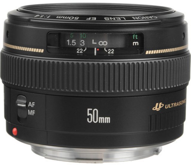 Canon EF 50mm f1.4U lens