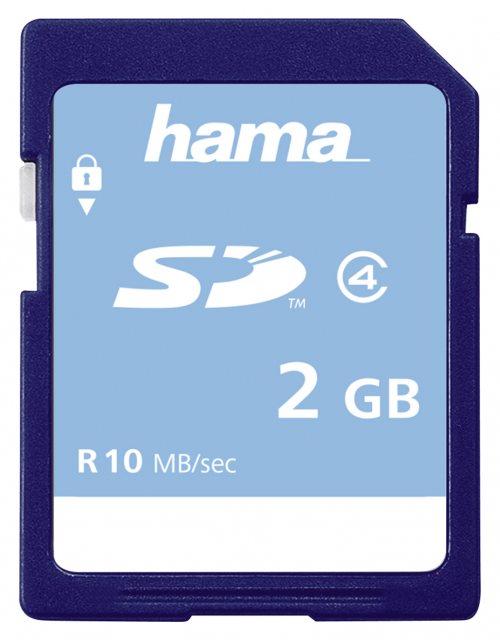 Hama SD card, 2 gb Class 4