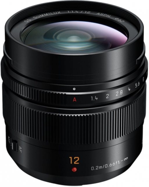 Panasonic 12mm f1.4 Leica DG Summilux lens