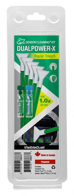 Visible Dust Sensor Clean & Vdust 1ml + 5 Green Swabs 1.0x