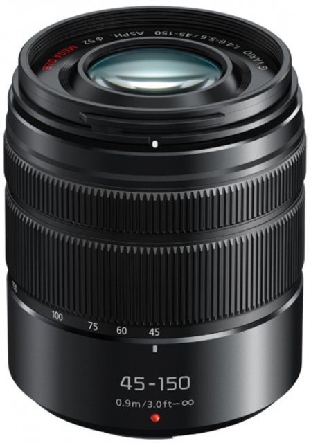 Panasonic 45-150mm f4-5.6 G Vario OISA lens