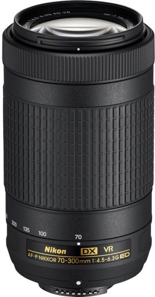 Nikon AF-P DX Nikkor 70-300mm f4.5-6.3G ED VR lens