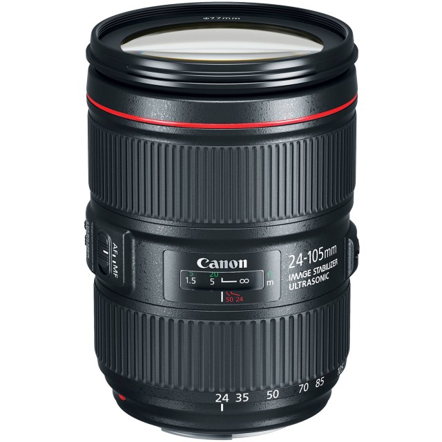 キャノン CANON EF 24-105mm F4 IS USM Canon EF 24-105mm f/4 L is USM Lens for Canon EOS SLR Cameras