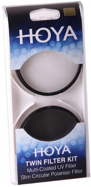 Hoya 40.5mm UV Filter & Circular Polariser Twin Kit