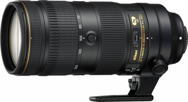 Nikon AF-S 70-200mm f2.8E FL ED VR lens