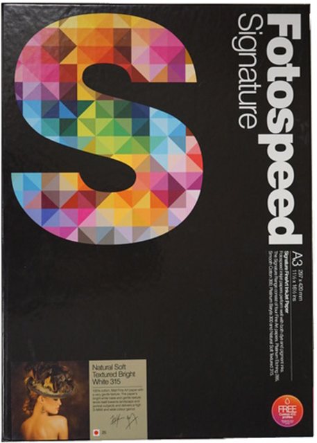 Fotospeed Signature NST Bright White, 315gsm, A3 x 25