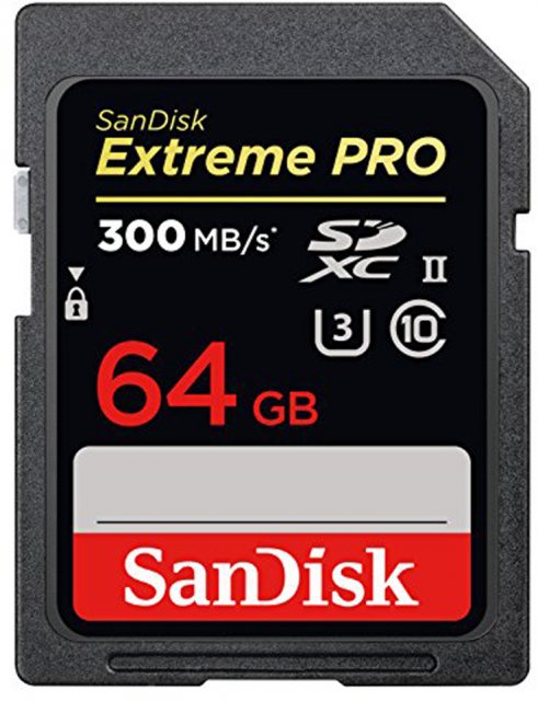 Sandisk Sandisk SDXC card Extreme Pro UHS-II, 64gb, 300mbps