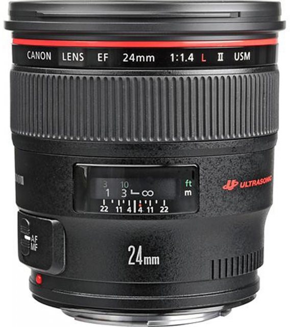 Canon EF 24mm f1.4 LII U lens