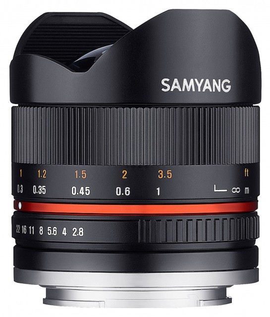 Samyang Samyang 8mm F2.8 II Fisheye for Fuji-X, Black
