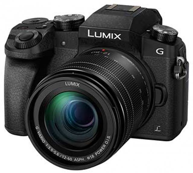 Panasonic DMC-G7 Mirrorless Camera, Black with 12-60mm Lens