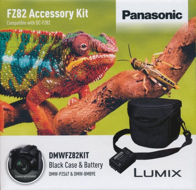 Panasonic DMW-FZ82KIT, BMB9 battery and case
