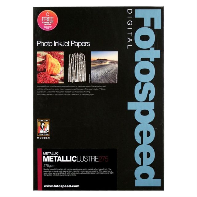 Fotospeed Metallic Lustre, 275gsm, A4 - 25 sheets