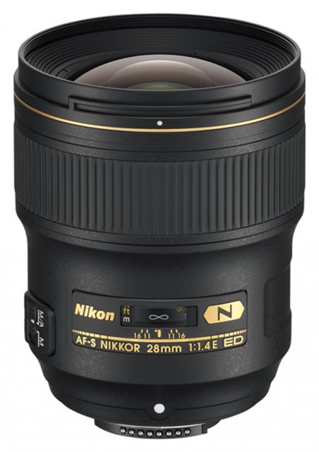 Nikon AF-S 28mm f1.4E ED lens
