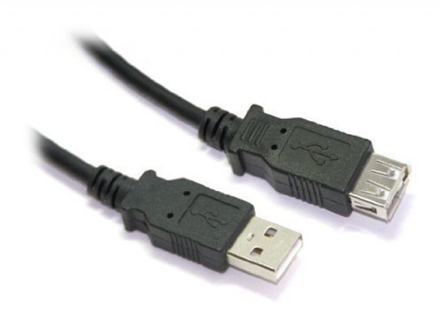 Focal USB extension lead 3m, A male to A female