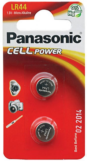 Panasonic LR-44/A76 Twin pack