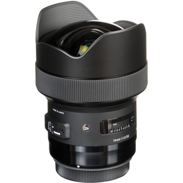 SIGMA Art 14mm F1.8 DG HSM キヤノン用 Sigma 14mm f1.8 DG HSM Art lens for Canon EOS - Castle Cameras