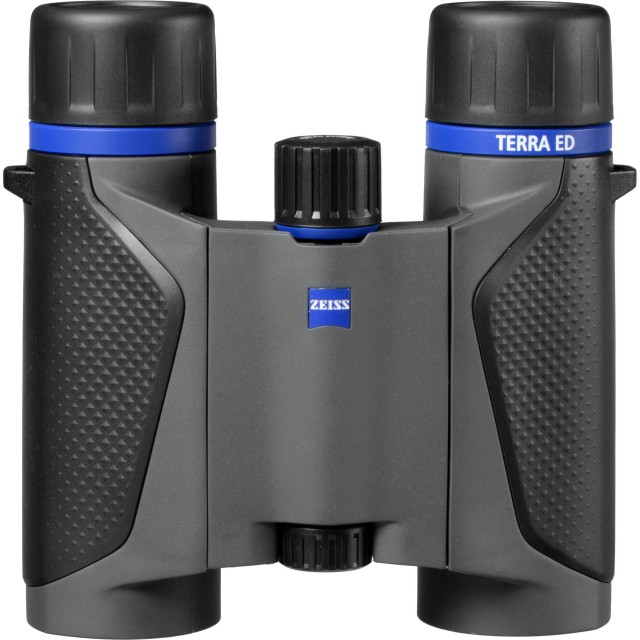 Zeiss Terra ED 10x25 T* Pocket Binoculars, Black/Grey