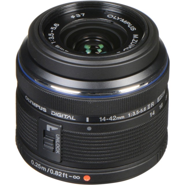 Olympus 14-42mm f3.5-5.6 EZ Lens, black | £349.00 - Castle Cameras