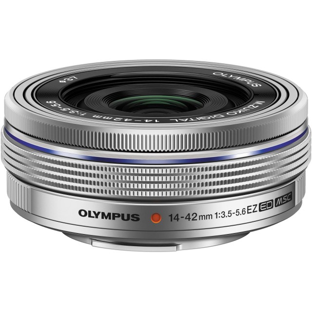 Olympus Olympus M.ZUIKO DIGITAL ED 14-42mm f3.5-5.6 II R Lens, silver