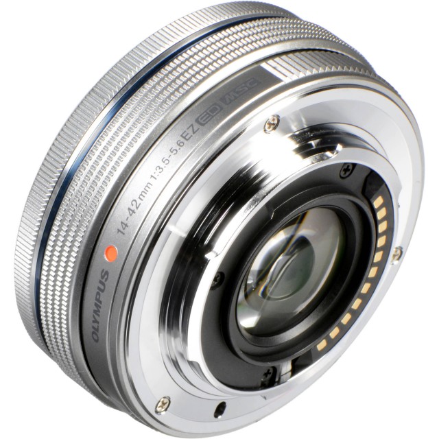 Olympus 14-42mm f3.5-5.6 II R Lens, silver Castle Cameras
