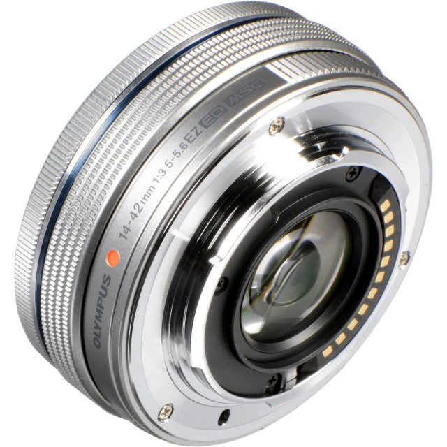 Olympus 14-42mm f3.5-5.6 II R Lens, silver - Castle Cameras