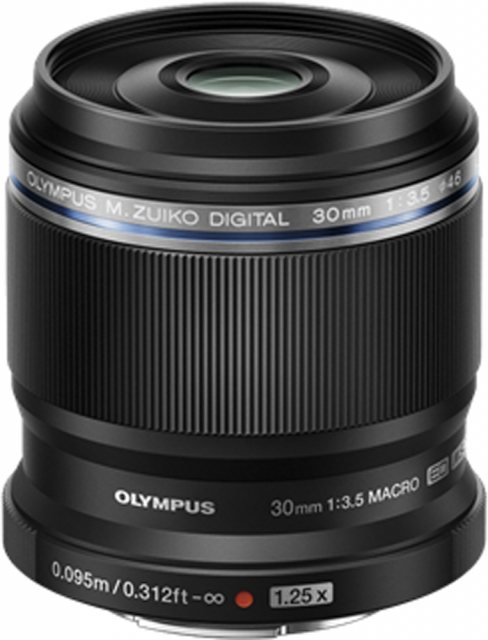 Olympus M.ZUIKO DIGITAL ED 30mm f3.5 Macro lens, black