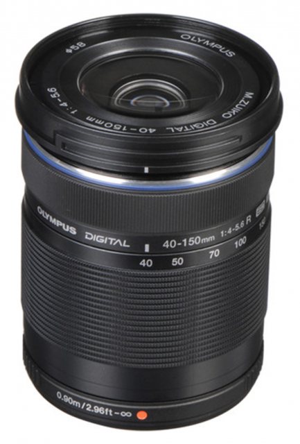 Olympus M.ZUIKO DIGITAL ED 40-150mm f4.0-5.6 R lens, black