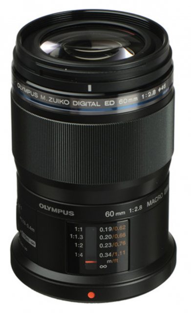 Olympus M.ZUIKO DIGITAL ED 60mm f2.8 Macro lens, black