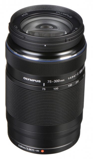 Olympus Olympus M.ZUIKO DIGITAL ED 75-300mm f4.8-6.7 II Lens, black