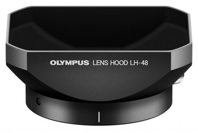 Olympus LH-48 Metal Lens Hood for M.ZUIKO 12mm f2, black