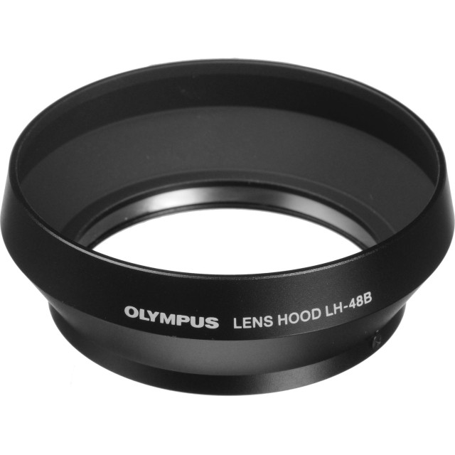 Olympus LH-48B Metal Lens Hood for M.ZUIKO 17mm f1.8, black