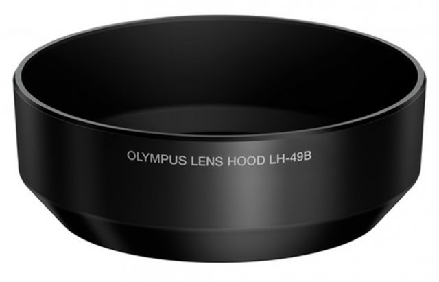 Olympus LH-49B Lens Hood for M.ZUIKO 25mm f1.8, black