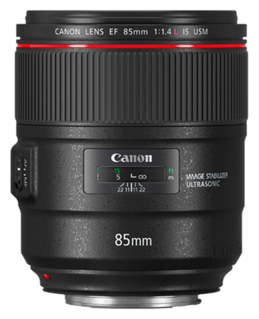 Canon EF 85mm f1.4L IS USM lens