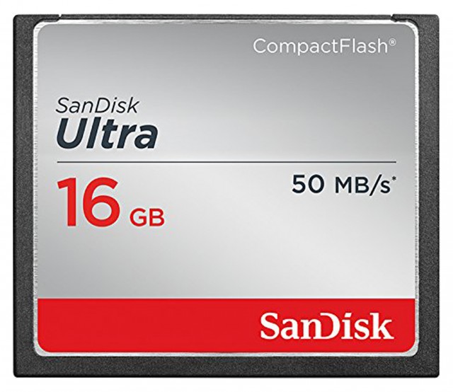 Sandisk Sandisk Compact Flash Ultra 16gb, 50mb/s