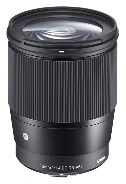 Sigma 16mm f1.4 DC DN Contemporary lens for Sony E
