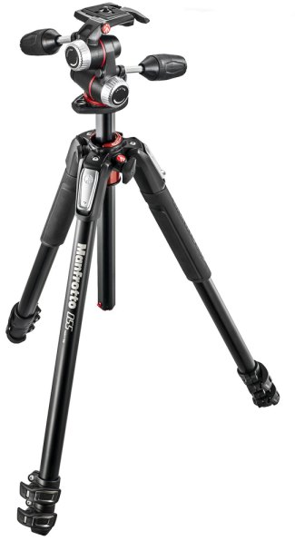Manfrotto MK055XPRO3-3W 3 Section Aluminium Tripod with MHXPRO-3W 3-Way Head