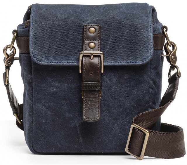 Ona Bond Street Camera Bag, Oxford Blue Waxed Canvas