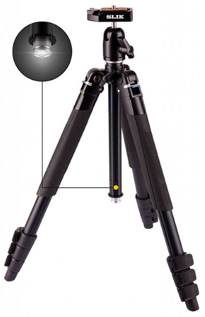Slik Slik Lite AL-420M Tripod with SBH-100DQA Ball head