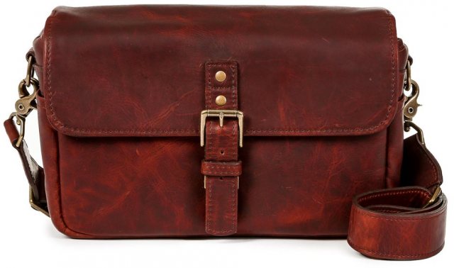 Ona Ona Bowery Messenger Bag, Bordeaux Leather