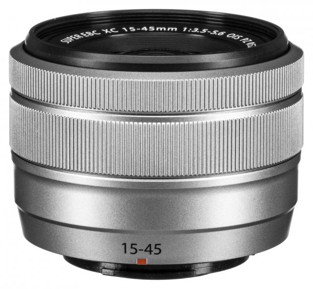 Fujifilm XC 15-45mm f3.5-5.6 OIS PZ lens, silver
