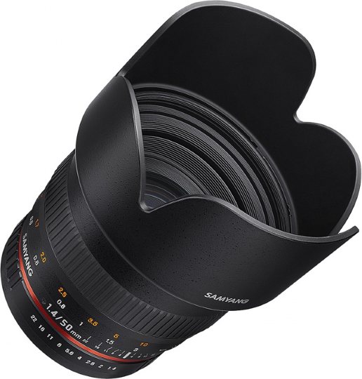 Samyang 50mm f1.4 lens for Canon EOS